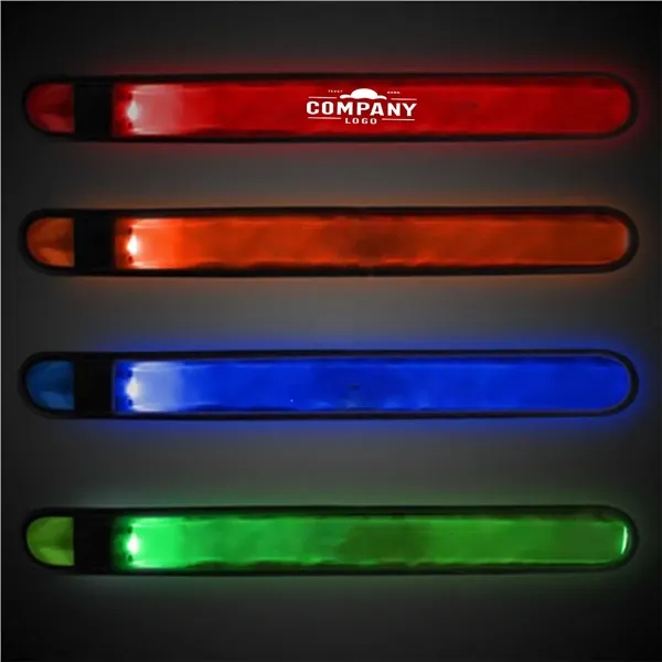 Led Reflective Safety Slap Bracelet - Led Reflective Safety Slap Bracelet - Image 0 of 4