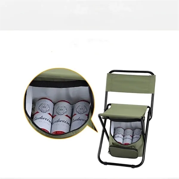 Folding Chair With Cooler Bag Backpack - Folding Chair With Cooler Bag Backpack - Image 2 of 3