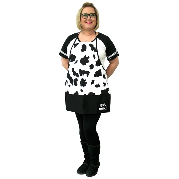 Pouch Pocket Cow Print Apron - Pouch Pocket Cow Print Apron - Image 3 of 3