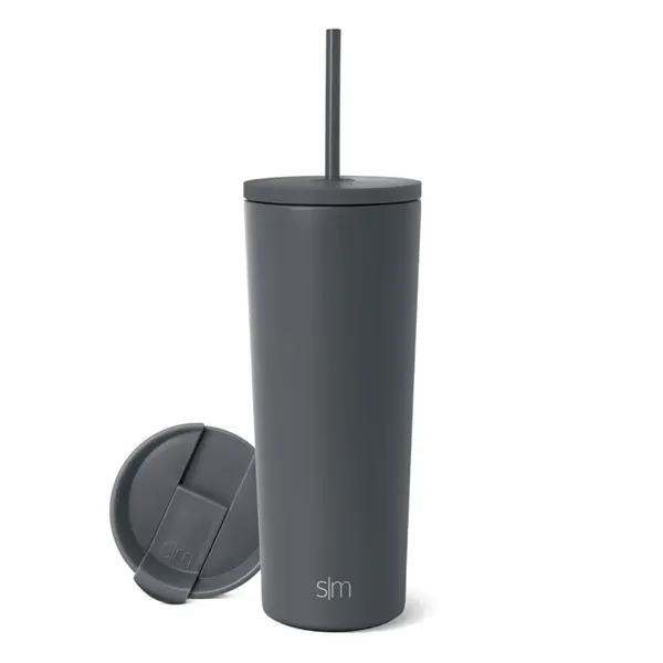 24 oz Simple Modern® Stainless Steel Insulated Straw Tumbler - 24 oz Simple Modern® Stainless Steel Insulated Straw Tumbler - Image 5 of 14