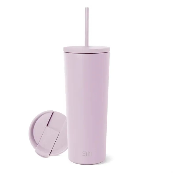 24 oz Simple Modern® Stainless Steel Insulated Straw Tumbler - 24 oz Simple Modern® Stainless Steel Insulated Straw Tumbler - Image 6 of 14