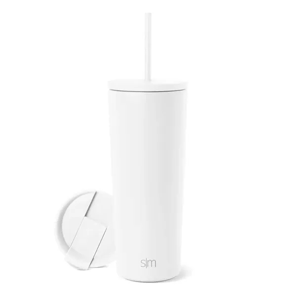 24 oz Simple Modern® Stainless Steel Insulated Straw Tumbler - 24 oz Simple Modern® Stainless Steel Insulated Straw Tumbler - Image 13 of 14