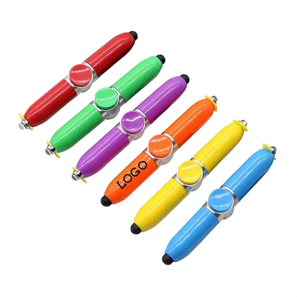 ABS Multifunctional Pressure Relief Led Fidget Spinner Pen - ABS Multifunctional Pressure Relief Led Fidget Spinner Pen - Image 2 of 4