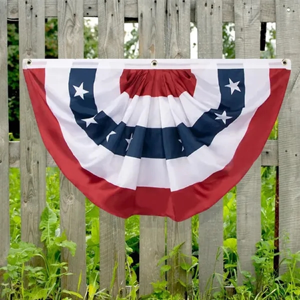 USA Pleated Fan Flag - USA Pleated Fan Flag - Image 2 of 4