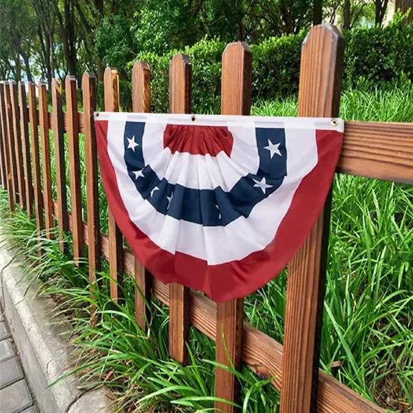 USA Pleated Fan Flag - USA Pleated Fan Flag - Image 3 of 4