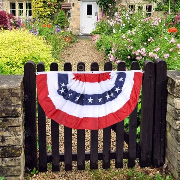 USA Pleated Fan Flag - USA Pleated Fan Flag - Image 4 of 4
