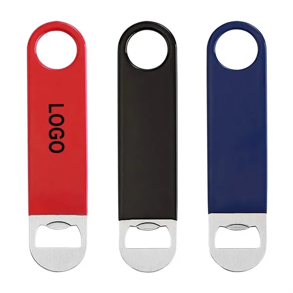 Stainless Steel Flat Bottle Opene - Stainless Steel Flat Bottle Opene - Image 1 of 5