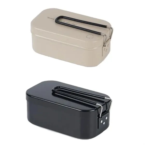 Aluminium Mess Tin lunch box Sustainable Bento-Style Contain - Aluminium Mess Tin lunch box Sustainable Bento-Style Contain - Image 3 of 4