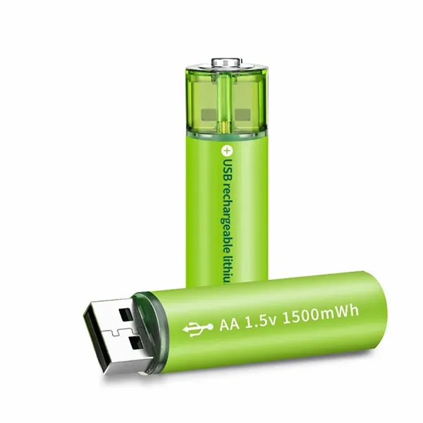 USB Rechargable AA 1500mAh Battery - USB Rechargable AA 1500mAh Battery - Image 0 of 1