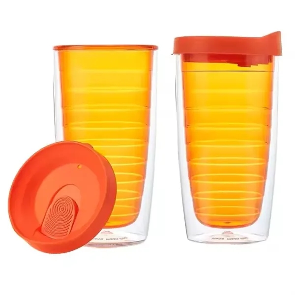 Custom 16oz Double Wall Insulation Cups Tumbler With Lid - Custom 16oz Double Wall Insulation Cups Tumbler With Lid - Image 3 of 18