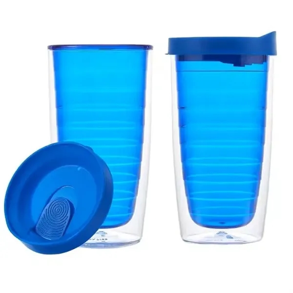 Custom 16oz Double Wall Insulation Cups Tumbler With Lid - Custom 16oz Double Wall Insulation Cups Tumbler With Lid - Image 5 of 18