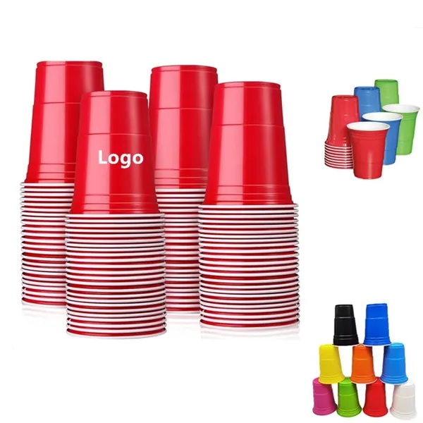 16oz Colorful Disposable Party Plastic Cup - 16oz Colorful Disposable Party Plastic Cup - Image 0 of 5