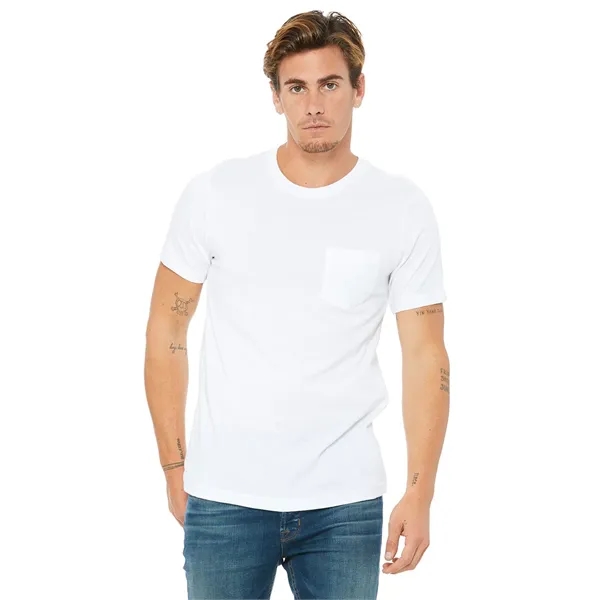 Bella + Canvas Men's Jersey Short-Sleeve Pocket T-Shirt - Bella + Canvas Men's Jersey Short-Sleeve Pocket T-Shirt - Image 0 of 63