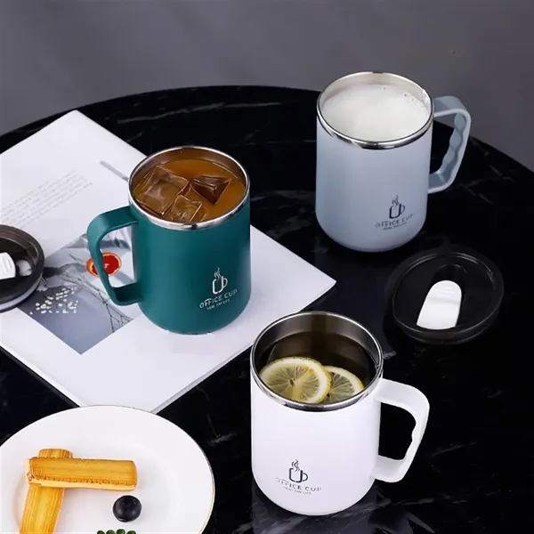 17oz Coffee Mug Tumbler Vacuum Insulated Cup with Handle - 17oz Coffee Mug Tumbler Vacuum Insulated Cup with Handle - Image 4 of 4