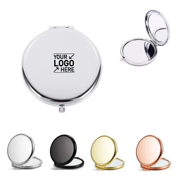 Compact Mirror for Purse, Double-Sided Metal Pocket - Compact Mirror for Purse, Double-Sided Metal Pocket - Image 0 of 0