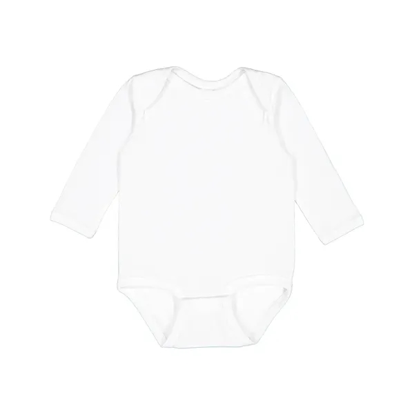 Rabbit Skins Infant Long Sleeve Jersey Bodysuit - Rabbit Skins Infant Long Sleeve Jersey Bodysuit - Image 11 of 44