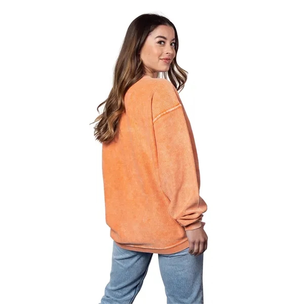 chicka-d Ladies' Corded Crew Sweatshirt - chicka-d Ladies' Corded Crew Sweatshirt - Image 34 of 62