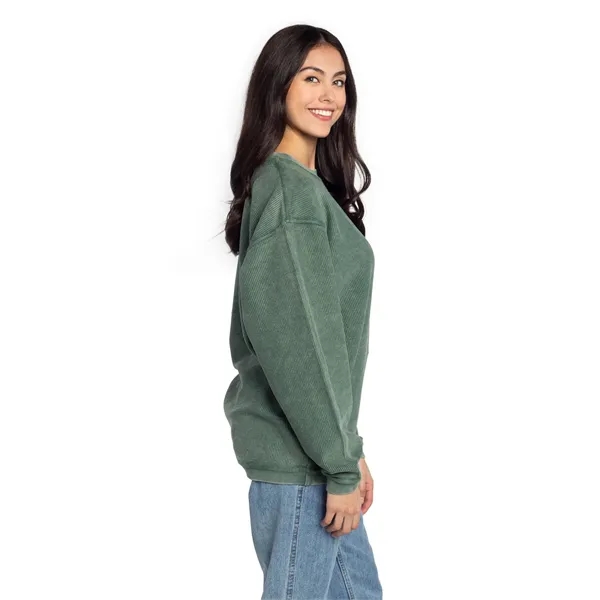 chicka-d Ladies' Corded Crew Sweatshirt - chicka-d Ladies' Corded Crew Sweatshirt - Image 44 of 62