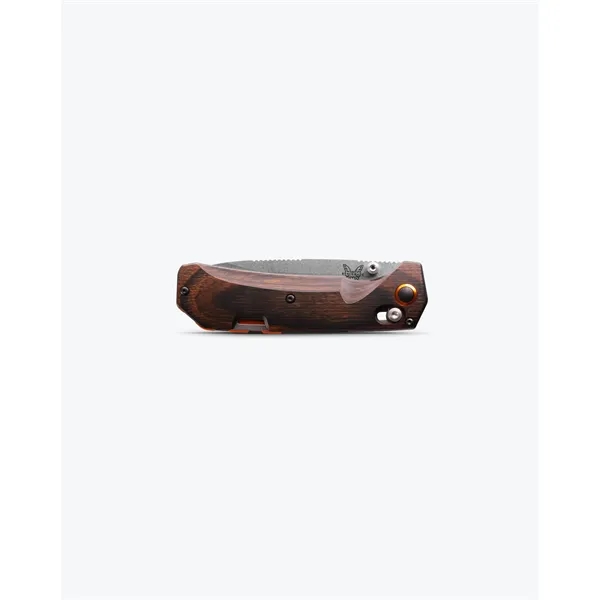 Grizzly Creek Stabilized Wood Knife with Orange Accents - Grizzly Creek Stabilized Wood Knife with Orange Accents - Image 4 of 7