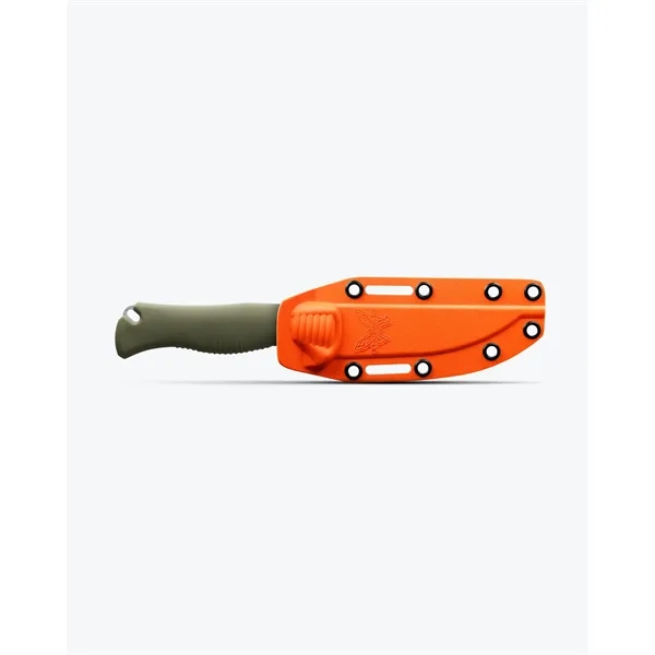 Meatcrafter® Dark Olive Santoprene® 4" Trailing Point Knife - Meatcrafter® Dark Olive Santoprene® 4" Trailing Point Knife - Image 1 of 3