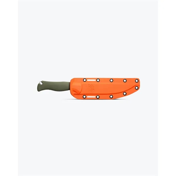 Meatcrafter® Dark Olive Santoprene® 6" Trailing Point Knife - Meatcrafter® Dark Olive Santoprene® 6" Trailing Point Knife - Image 1 of 3