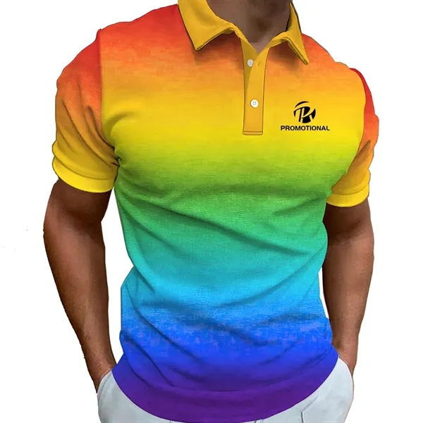 LGBT Rainbow Polo Shirts - LGBT Rainbow Polo Shirts - Image 0 of 3
