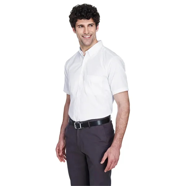 CORE365 Men's Optimum Short-Sleeve Twill Shirt - CORE365 Men's Optimum Short-Sleeve Twill Shirt - Image 11 of 19