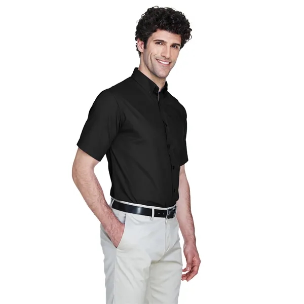 CORE365 Men's Optimum Short-Sleeve Twill Shirt - CORE365 Men's Optimum Short-Sleeve Twill Shirt - Image 14 of 19