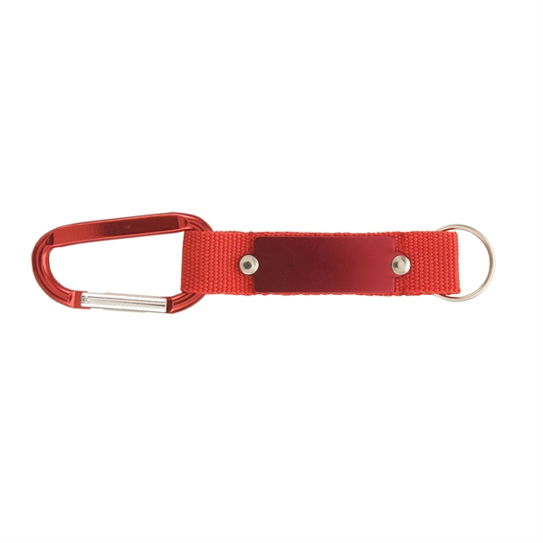 Strap Happy Keychain - Key Tag with Carabiner | Plum Grove
