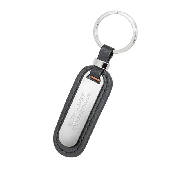 CEO Metal and Faux Leather Keychain - CEO Metal and Faux Leather Keychain - Image 0 of 0