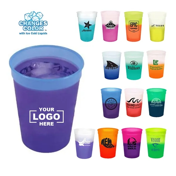 Custom Reusable BPA FREE Color Changing Mood Stadium Cup - Custom Reusable BPA FREE Color Changing Mood Stadium Cup - Image 0 of 2