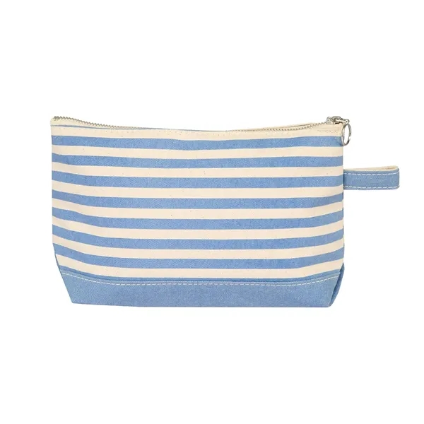 Lightweight Stripe Canvas Travel Makeup Cosmetic Pouch - Lightweight Stripe Canvas Travel Makeup Cosmetic Pouch - Image 29 of 40