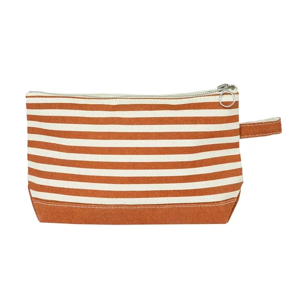 Lightweight Stripe Canvas Travel Makeup Cosmetic Pouch - Lightweight Stripe Canvas Travel Makeup Cosmetic Pouch - Image 34 of 40