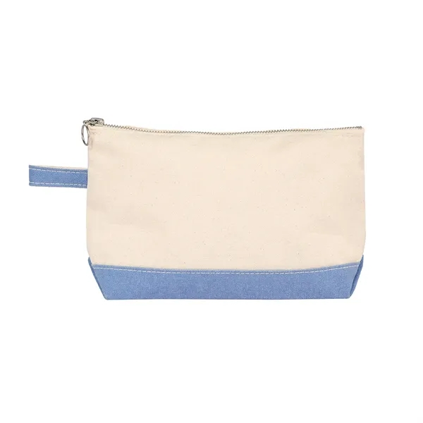 Lightweight Two-Tone Canvas Travel Makeup Bag Cosmetic Pouch - Lightweight Two-Tone Canvas Travel Makeup Bag Cosmetic Pouch - Image 39 of 46