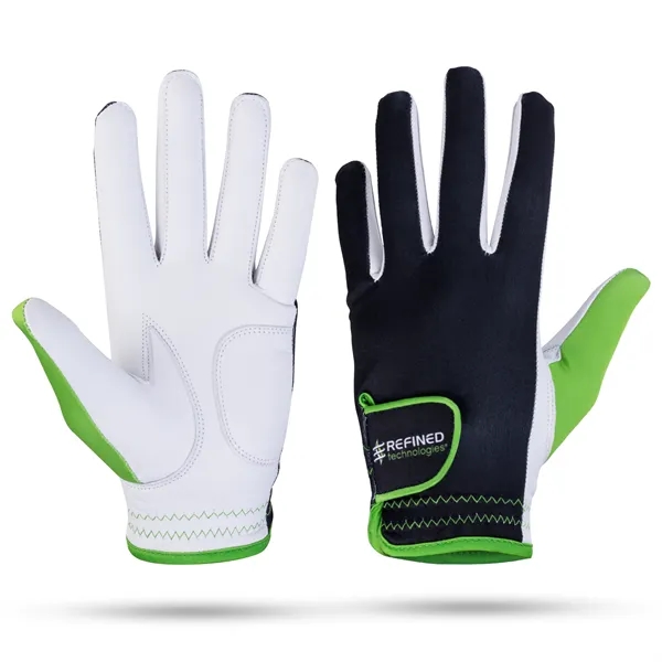 Sublimated Golf Gloves w/ Cabretta Leather Palm (Free Setup) - Sublimated Golf Gloves w/ Cabretta Leather Palm (Free Setup) - Image 7 of 20