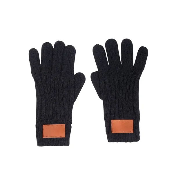 Leeman Rib Knit Gloves - Leeman Rib Knit Gloves - Image 3 of 7