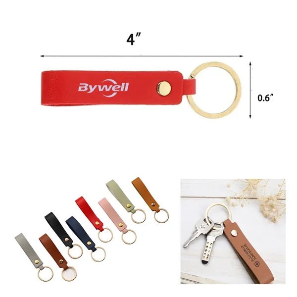 PU Gift Leather Keychain - PU Gift Leather Keychain - Image 0 of 1