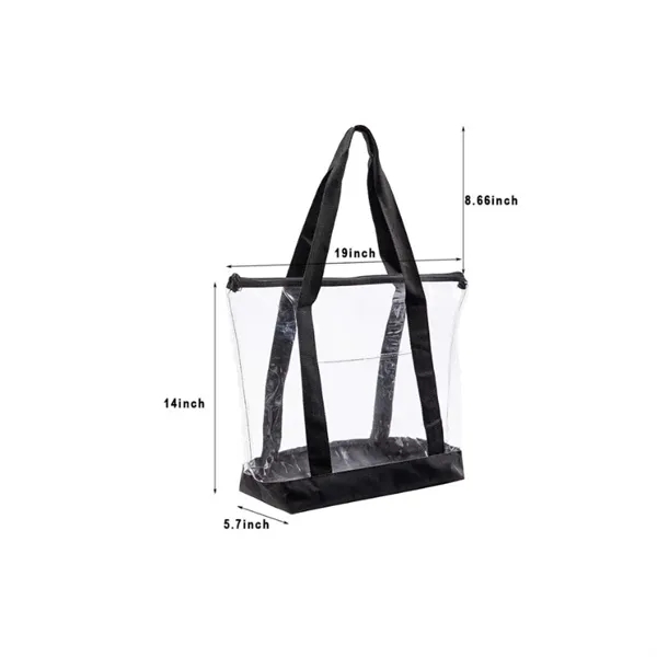 Clear Tote Shopping Bag - Clear Tote Shopping Bag - Image 4 of 4