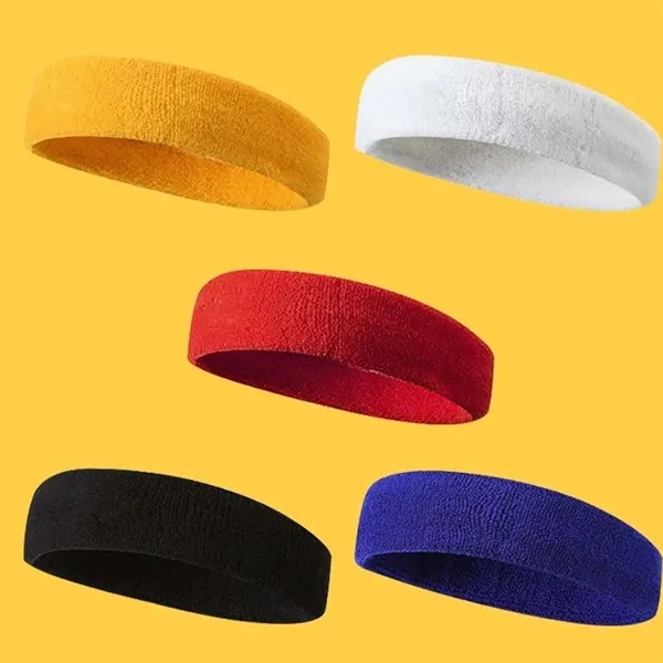 Great Elastic Sports Wicking Headband - Great Elastic Sports Wicking Headband - Image 2 of 5