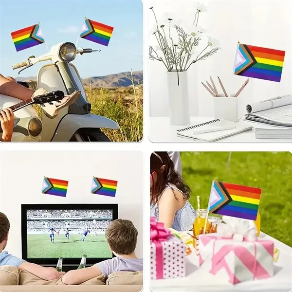 Progress Rainbow Flag LGBTQ Pride - Progress Rainbow Flag LGBTQ Pride - Image 4 of 4