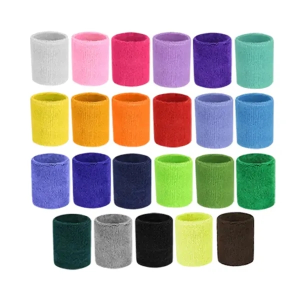 Personalized Colorful Sports Wristbands Sweat Bracers - Personalized Colorful Sports Wristbands Sweat Bracers - Image 9 of 13