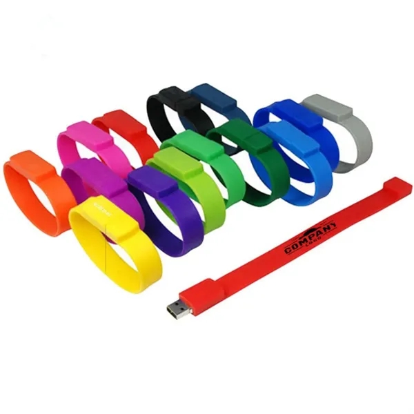 32Gb Silicone Wrist With Usb Drive - 32Gb Silicone Wrist With Usb Drive - Image 0 of 3