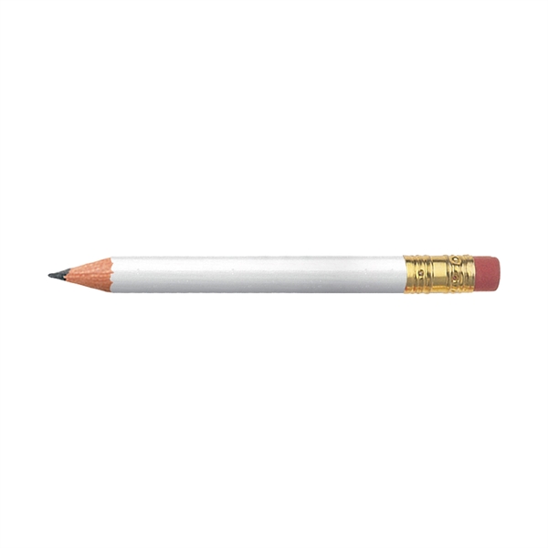 Custom Golf Pencil - Round with Eraser