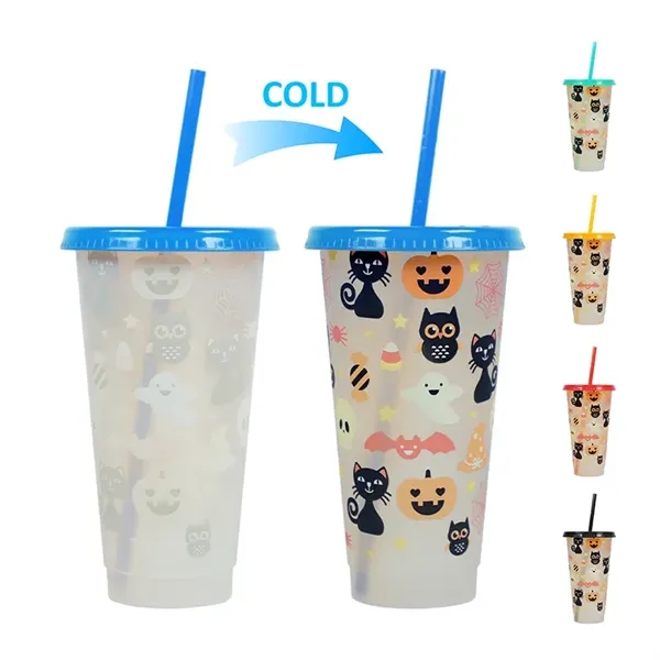 24OZ Cold Color Changing Water Cups - 24OZ Cold Color Changing Water Cups - Image 3 of 5