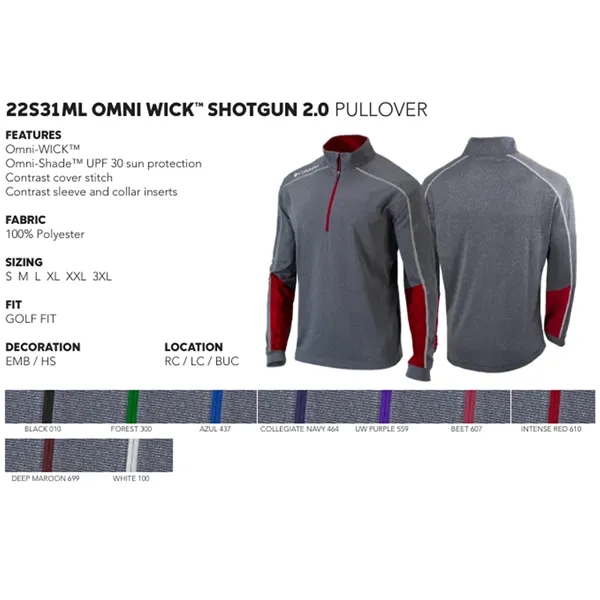 Columbia Shotgun 2.0 Men's Quarter Zip - Columbia Shotgun 2.0 Men's Quarter Zip - Image 1 of 18