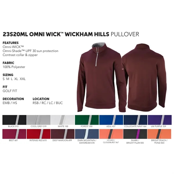 Columbia Wickham Hills Men's Quarter Zip - Columbia Wickham Hills Men's Quarter Zip - Image 1 of 13