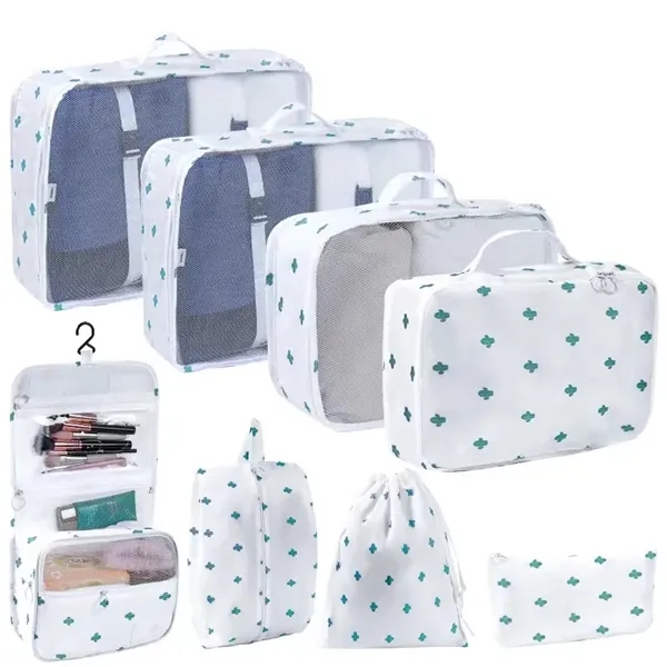 8 pcs Waterproof Travel Packing Storage Organizers Bag - 8 pcs Waterproof Travel Packing Storage Organizers Bag - Image 3 of 7