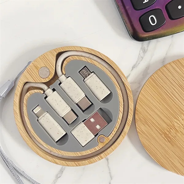 Bamboo Charging Cable/Accessory Kit - Bamboo Charging Cable/Accessory Kit - Image 5 of 6