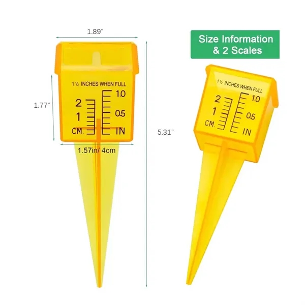 Garden Rain Sprinkler Water Gauge - Garden Rain Sprinkler Water Gauge - Image 1 of 5