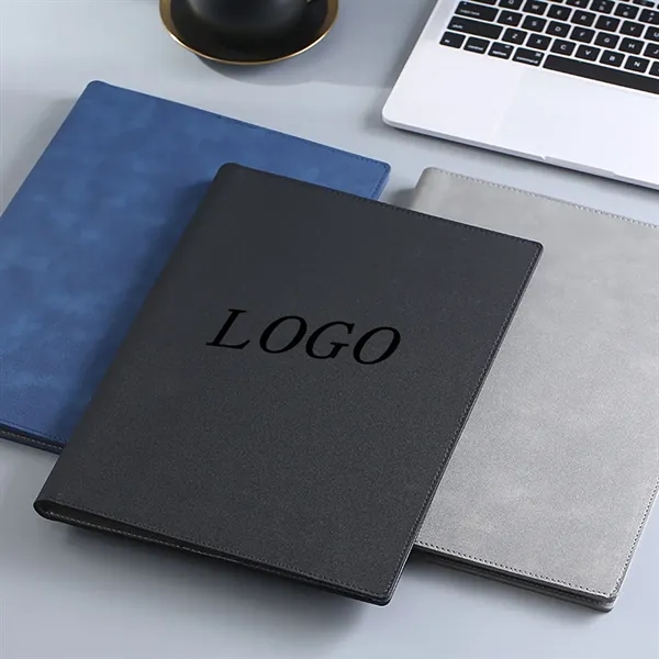 Multi-function magnetic clip A4 leather folder - Multi-function magnetic clip A4 leather folder - Image 0 of 3